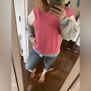 NWT pink sweatshirt size medium